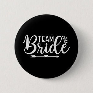 Bruid Team Bachelorette Feest Bruidsmeisje Bemanni Ronde Button 5,7 Cm