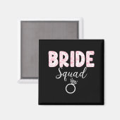Bruid Team Bachelorette Feest Coquette Strik Magneet (Voorkant / Achterkant)