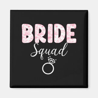 Bruid Team Bachelorette Feest Coquette Strik Magneet