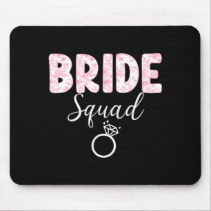 Bruid Team Bachelorette Feest Coquette Strik Muismat