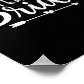 Bruid Team Bachelorette Party Bruidsmeisje Crew Br Poster (Hoek)