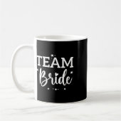 Bruid Team Bloem Bachelorette Bruidsfeest Bruid Koffiemok (Links)