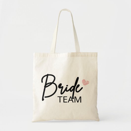 Bruid Team, Bruidsmeisje Party cadeau, Bachelorte Tote Bag (Voorkant)