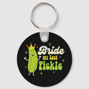 Bruid to be augurk koningin Bachelorette bruid mij Sleutelhanger