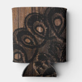 Bruid to Be Black Faux Kant Blikjeskoeler (Achterkant)