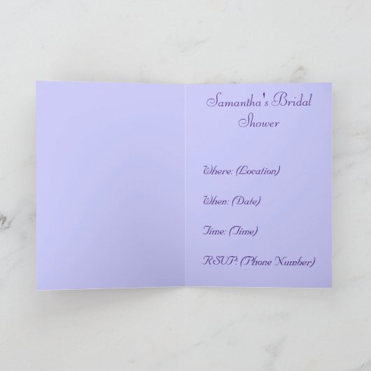 Bruid To Be Bridal Shower Uitnodiging (Binnen)