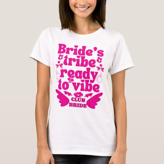 Bruid To Be Bruiloft Bruids Bachelorette Vrouwen T-shirt (Voorkant)
