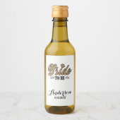 Bruid to Be dranklabel- Wijn Etiket (Voorkant)