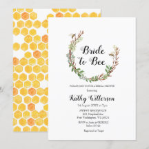 Bruid to Be Greenery bruids douche uitnodiging