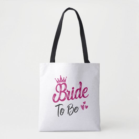 "Bruid-to-be" Tote Bag (Voorkant)