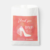 Bruid To Be Wedding Roze Wit Vrijgezellenfeest Bedankzakje (Voorkant)