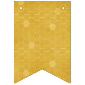 Bruid To Bee - Honingraat-extra bijen Vlaggetjes (Tweede vlag)