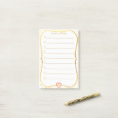 Bruid To Do Lijst Post-it® Notes (Op bureau)