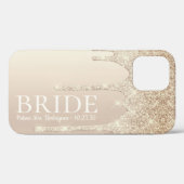 Bruid Toekomstige Mevrouw Goud Glitter Drip Case-Mate iPhone Case (Achterkant (horizontaal))