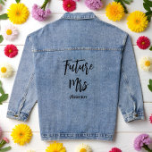 Bruid Toekomstige Mevrouw Trouw  Denim Jacket
