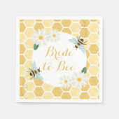 Bruid-tot-be Bruidsmeisjesfeest honingraat en made Servet (Voorkant)