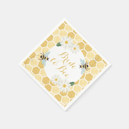 Bruid-tot-be Bruidsmeisjesfeest honingraat en made Servet (Hoek)