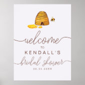 Bruid-tot-be welkomstbord poster (Voorkant)