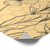 Bruid-tot-bij-bruiloftfeest-welkomstbord Poster (Hoek)