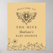 Bruid-tot-bij-bruiloftfeest-welkomstbord Poster (Voorkant)