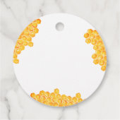Bruid Tot Bij Honeycomb Zonnebloem Bruidsdouche  Bedankjes Labels (Achterkant)