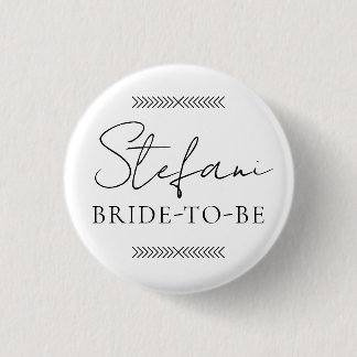 Bruid-Tot-Zijn Bachelorette Hen Party Badge Ronde Button 3,2 Cm