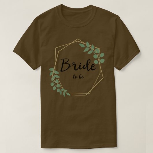 Bruid Tot Zijn, Bruidsuitnodiging, Meidenavond, Br T-shirt (Design voorkant)