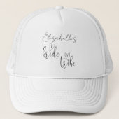Bruid Tribe Bachelorette Bruidsmeisjes Trucker Pet (Voorkant)