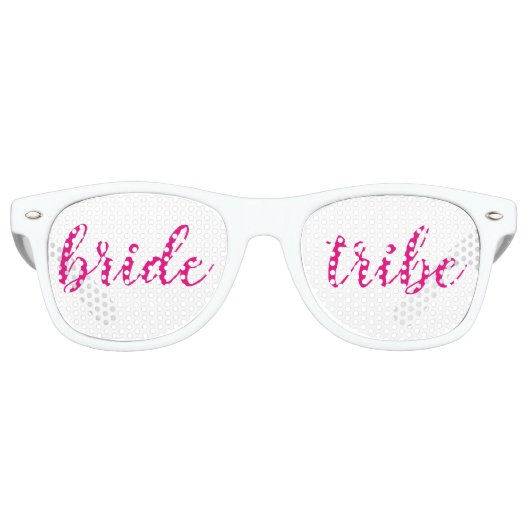 Bruid Tribe Bachelorette Party Favors Retro Zonnebril (Voorkant)
