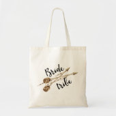 Bruid Tribe Boho Arrows Tote Bag (Voorkant)