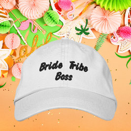 Bruid Tribe Boss, vrijgezellenfeest bruiloft Geborduurde Pet