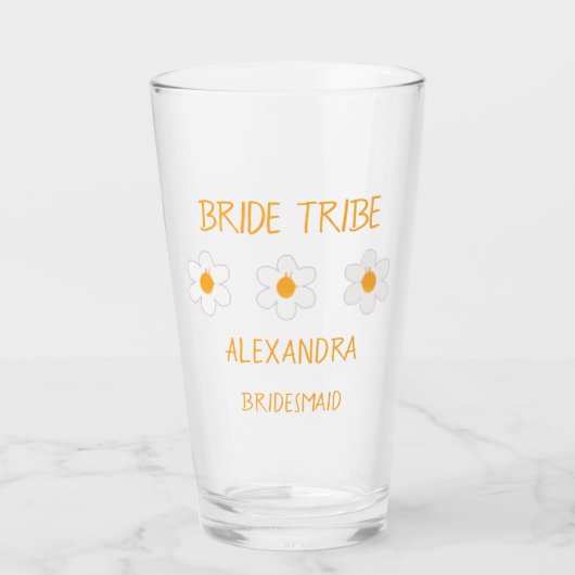bruid tribe bruidsmeisje glas (Voorkant)