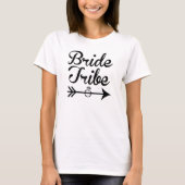 Bruid Tribe Bruidsmeisje vrouwen T-shirt (Voorkant)
