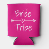 Bruid Tribe bruiloft feest neon roze koelboxxen Blikjeskoeler (Voorkant)