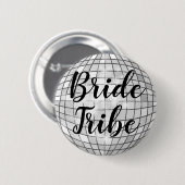 Bruid Tribe Disco Ball Pin Ronde Button 5,7 Cm (Voorkant /achterkant)