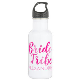 Bruid Tribe Hot Pink Waterfles