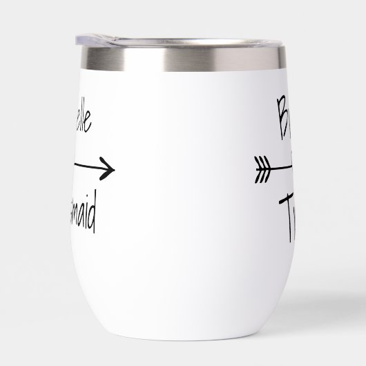 Bruid Tribe huwelijksfeest gunst gepersonaliseerd (Rechts)