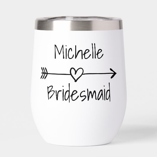 Bruid Tribe huwelijksfeest gunst gepersonaliseerd (Achterkant)