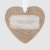 Bruid Tribe Maid of Honor Bruiloft Feest Leuk Ornament (achterkant)