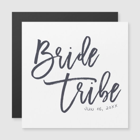 Bruid Tribe Modern en Eenvoudig Handgeschreven (Voorkant / Achterkant)