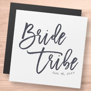 Bruid Tribe Modern en Eenvoudig Handgeschreven