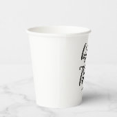 Bruid Tribe Modern Minimalistisch vrijgezellenfees Papieren Bekers (Rechts)