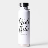 Bruid Tribe Modern Minimalistische Bachelorette Pa Waterfles (Links)