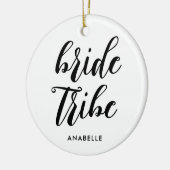 Bruid Tribe Moderne Minimalistische Bachelorette P Keramisch Ornament (Links)