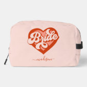 Bruid Tribuut Bruidsmeisje Oud Bruidje Toilettasje (Achterkant)