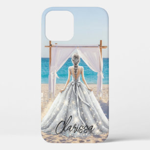 Bruid Trouwdag Strand Trouwen Fantasie Jurk Bruids Case-Mate iPhone Case