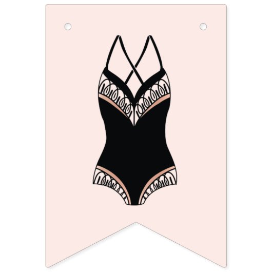 Bruid Trouwerij Ondergoed Bruidsmeisjes Vlaggetjes (Tweede vlag)