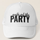 Bruid Trucker Hoed Bachelorette Party Trucker Pet (Voorkant)