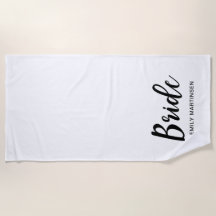 Bruid Typography en Naam Zwart en Wit