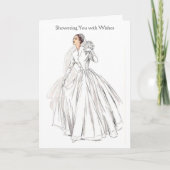  bruid - u overladen met wensen, kaart (Voorkant)